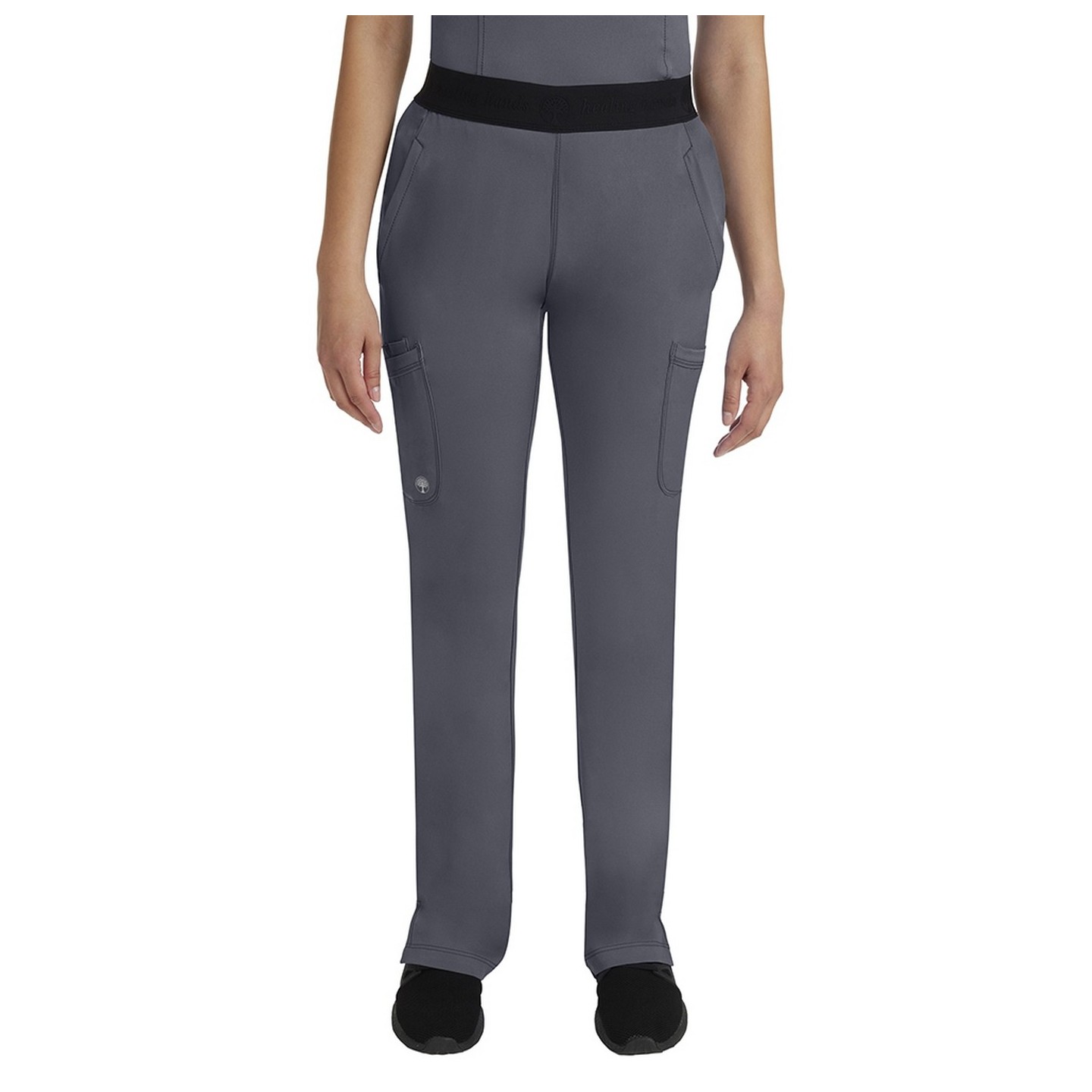 9500P Petite HH Works by Healing Hands Rachel 6 Pocket Straight Leg Yoga Waist Scrub Pant