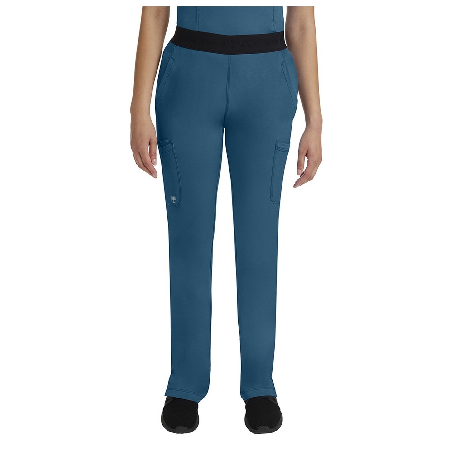 *VENTE FINALE XL 9500 HH Works Rachel - Pantalon exfoliant pour yoga à la taille avec jambe droite - par Healing Hands