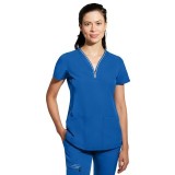 2274 Healing Hands HH360 Sonia Reflective Y-Neck Zip Top 