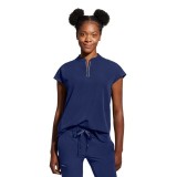 2286 Healing Hands HH360 Sandy Mandarin Collar Top