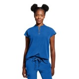 2286 Healing Hands HH360 Sandy Mandarin Collar Top