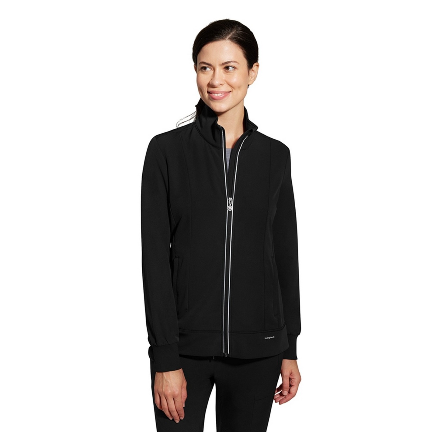 5068 Healing Hands HH360 Carly Zip-Up Stand Collar Jacket