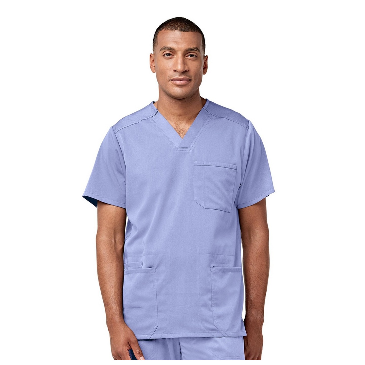 6819 WonderWink PRO Men's Multi-Pocket V-Neck Top