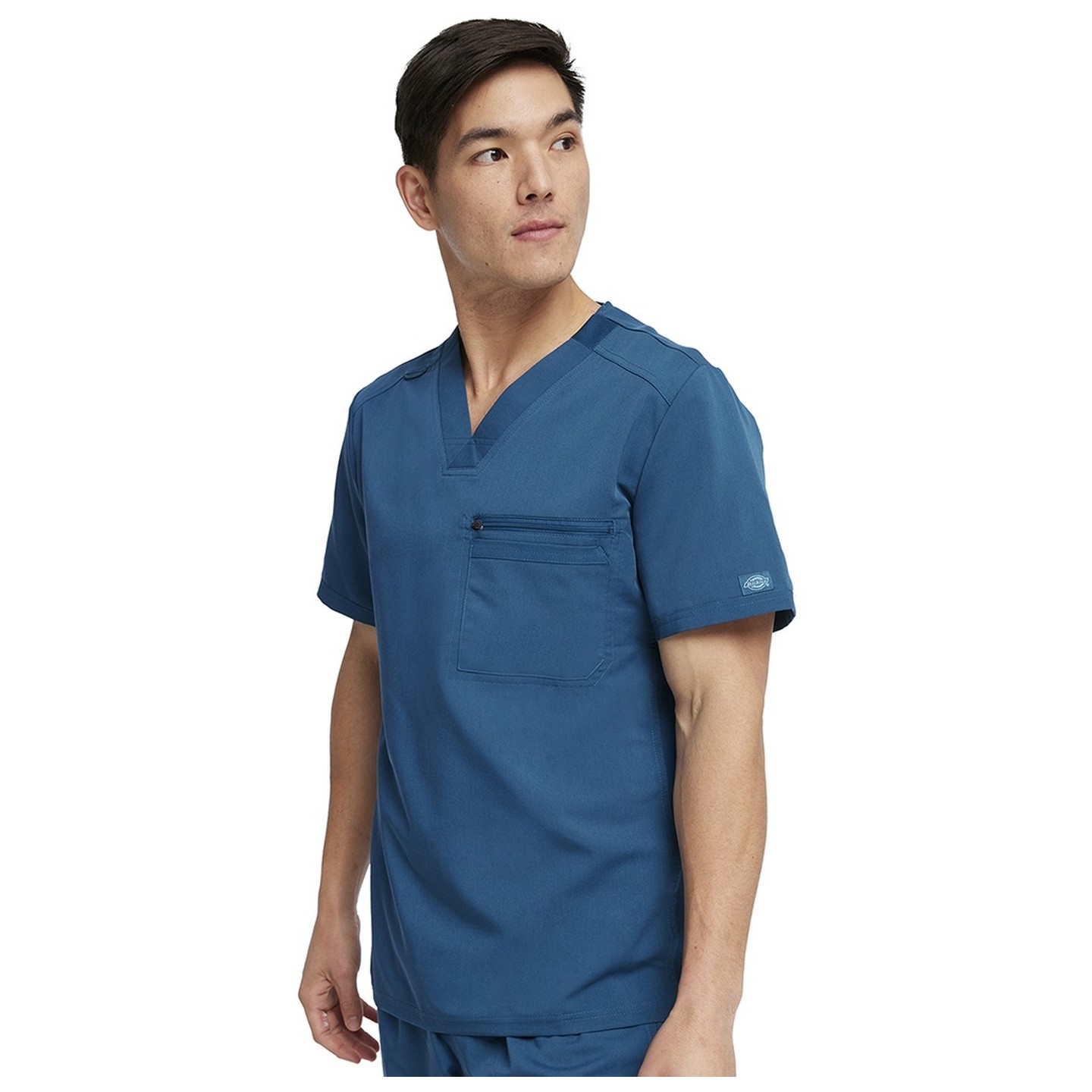 DK865 Dickies Balance Haut à Col en V et Poche à Poitrine pour Hommes