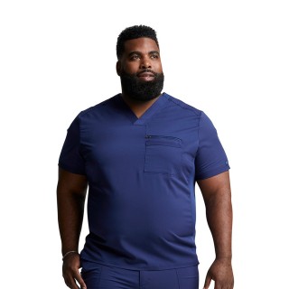 DK865 Dickies Balance Men's Chest Pocket V-Neck Top
