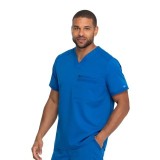 DK865 Dickies Balance Men's Chest Pocket V-Neck Top