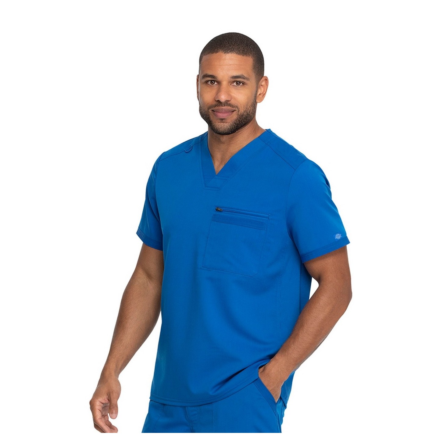 DK865 Dickies Balance Haut à Col en V et Poche à Poitrine pour Hommes