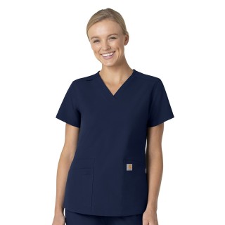 C12113 Carhartt Force Haut à Col en V Moderne pour Femmes