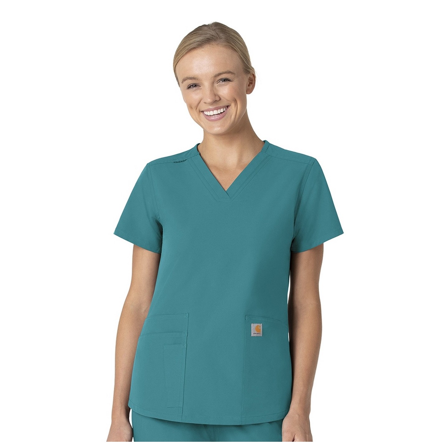 C12113 Carhartt Force Haut à Col en V Moderne pour Femmes