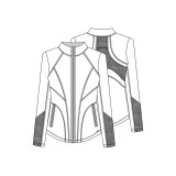 CK390 Zip Front Jacket - Cherokee Form