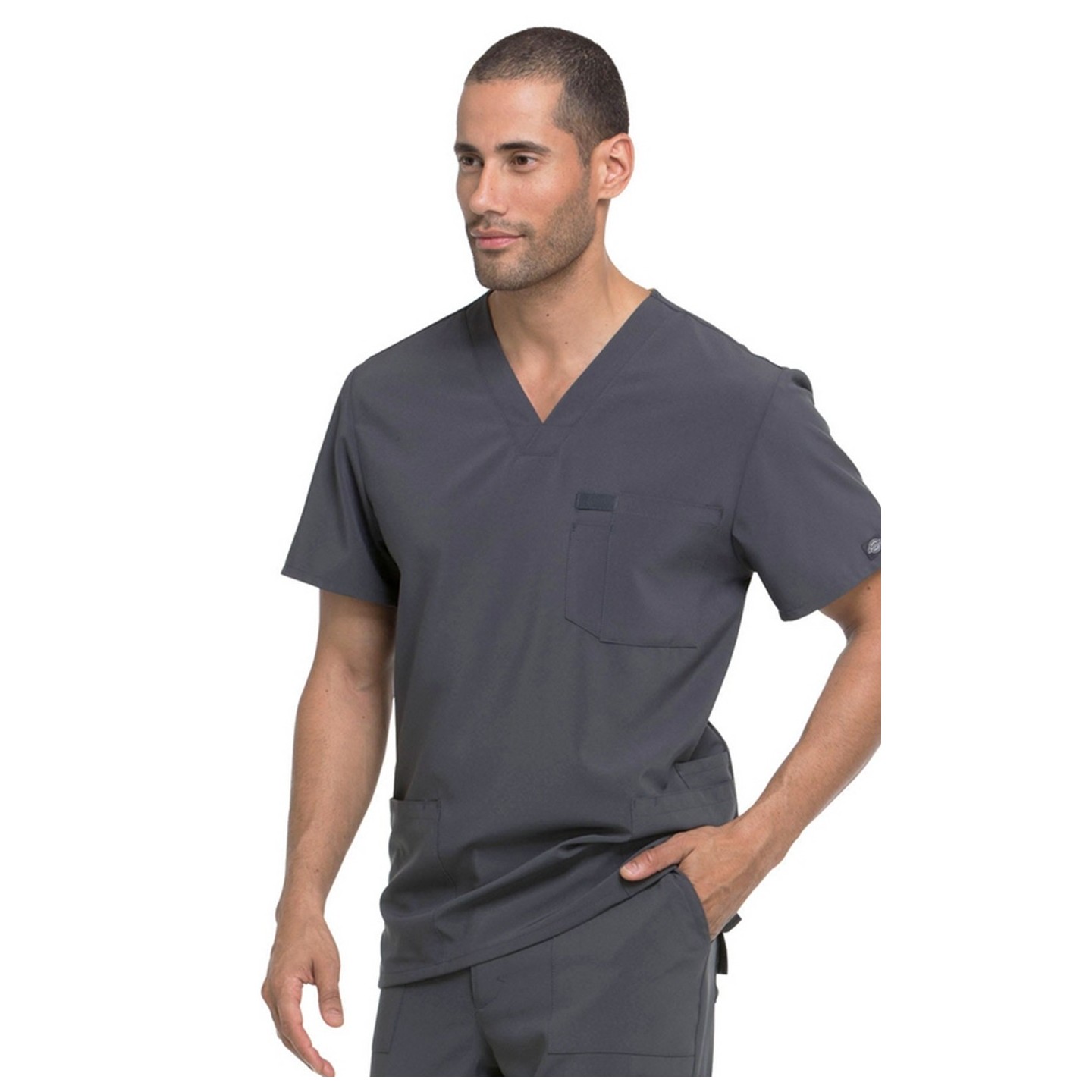 DK645 Dickies EDS Essentials Haut à Col en V avec 4 Poches pour Hommes