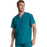 DK635 Dickies EDS Essentials Haut a Col en V avec Poche au Poitrine pour Hommes