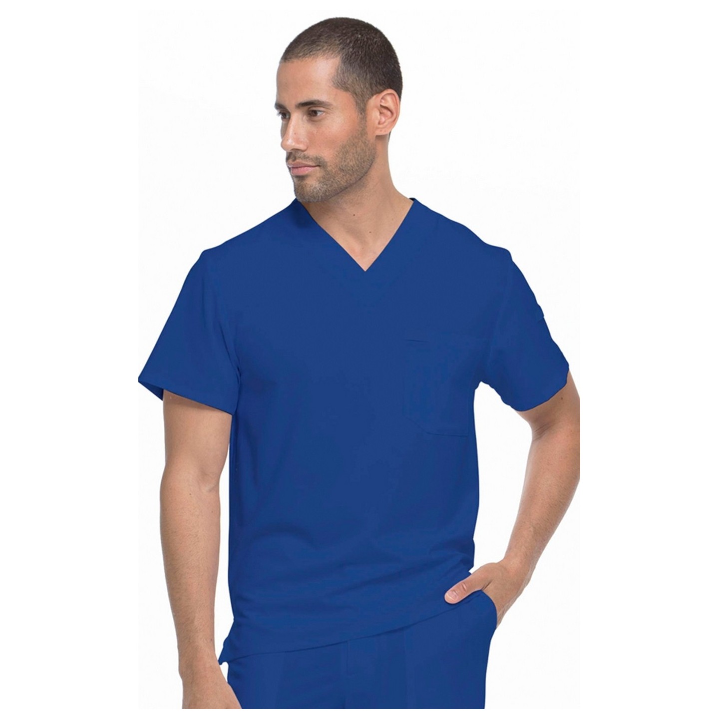 DK635 Dickies EDS Essentials Haut a Col en V avec Poche au Poitrine pour Hommes