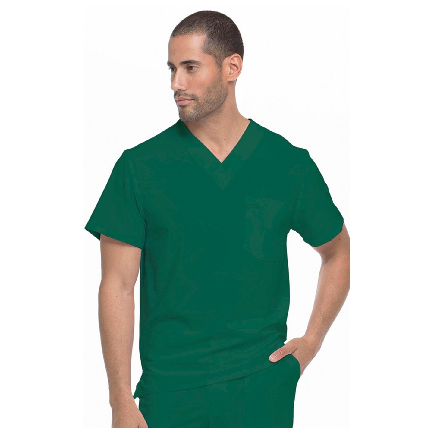 DK635 Dickies EDS Essentials Haut a Col en V avec Poche au Poitrine pour Hommes