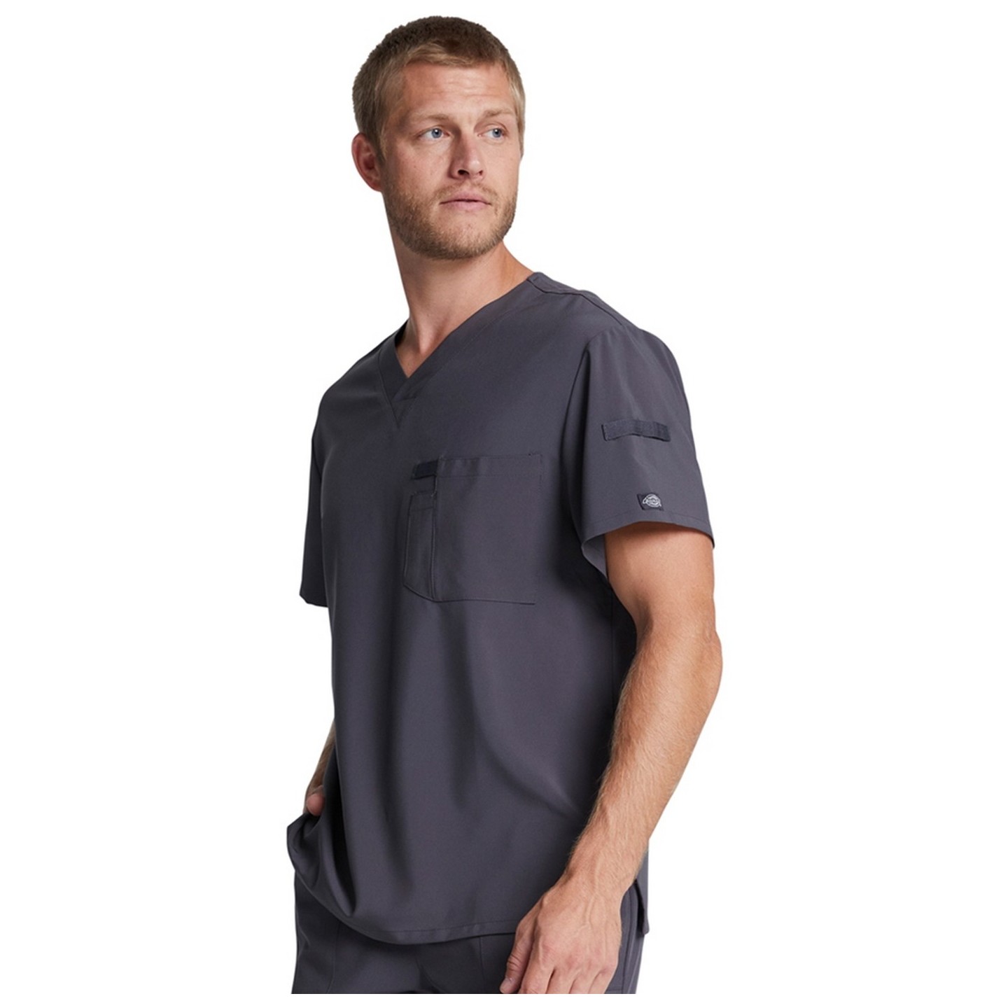 DK635 Dickies EDS Essentials Haut a Col en V avec Poche au Poitrine pour Hommes