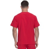 DK635 Dickies EDS Essentials Haut a Col en V avec Poche au Poitrine pour Hommes