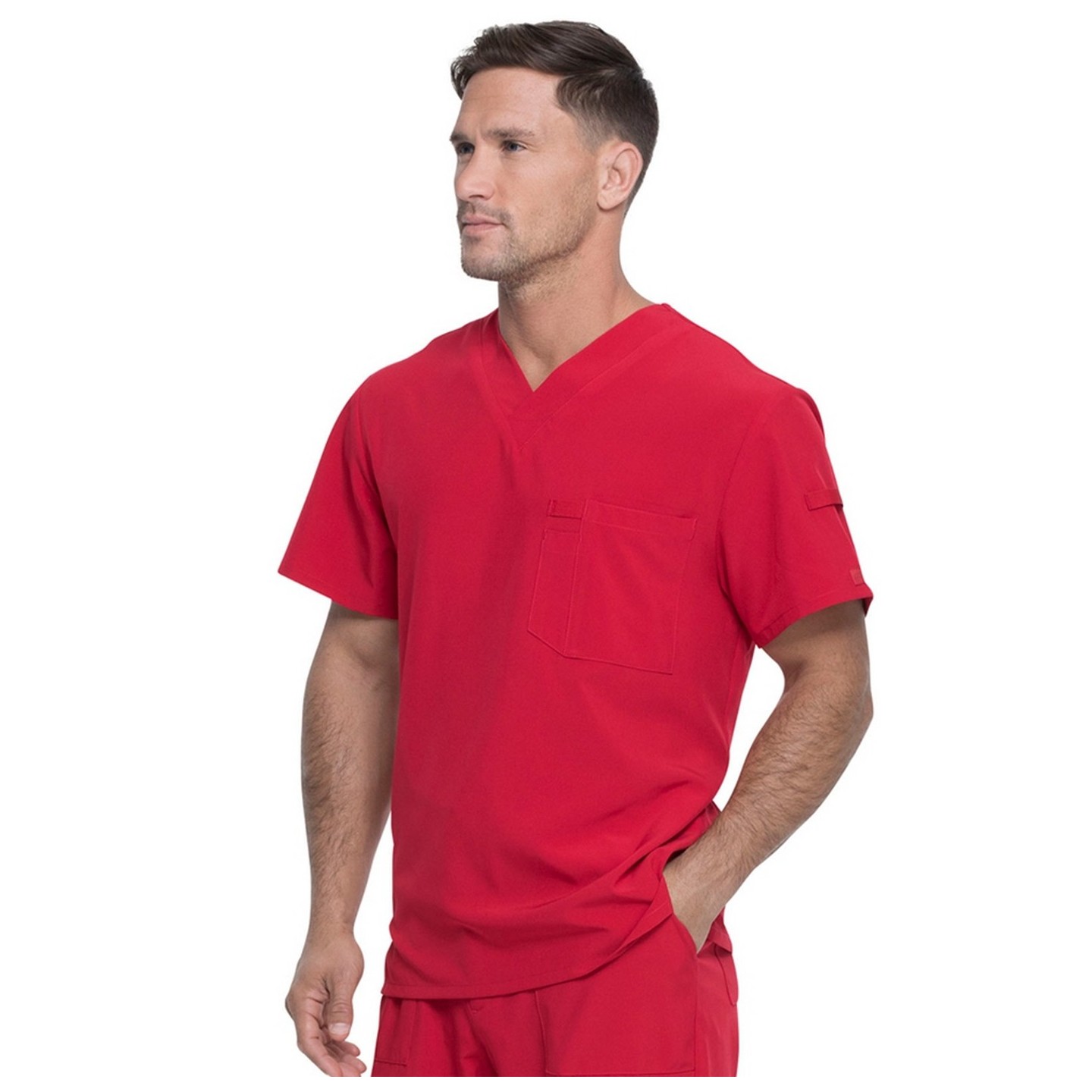 DK635 Dickies EDS Essentials Haut a Col en V avec Poche au Poitrine pour Hommes