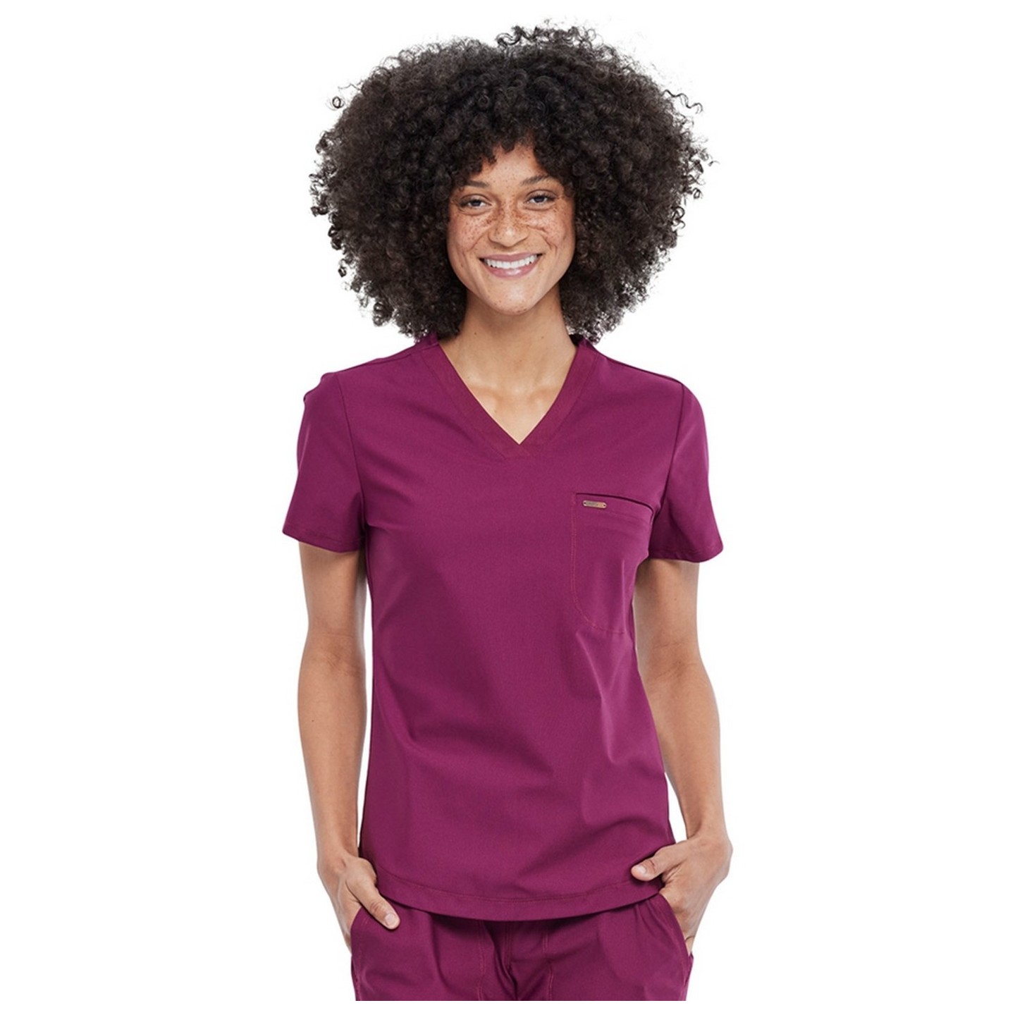 CK819 Tuckable V-Neck Top - Cherokee Form