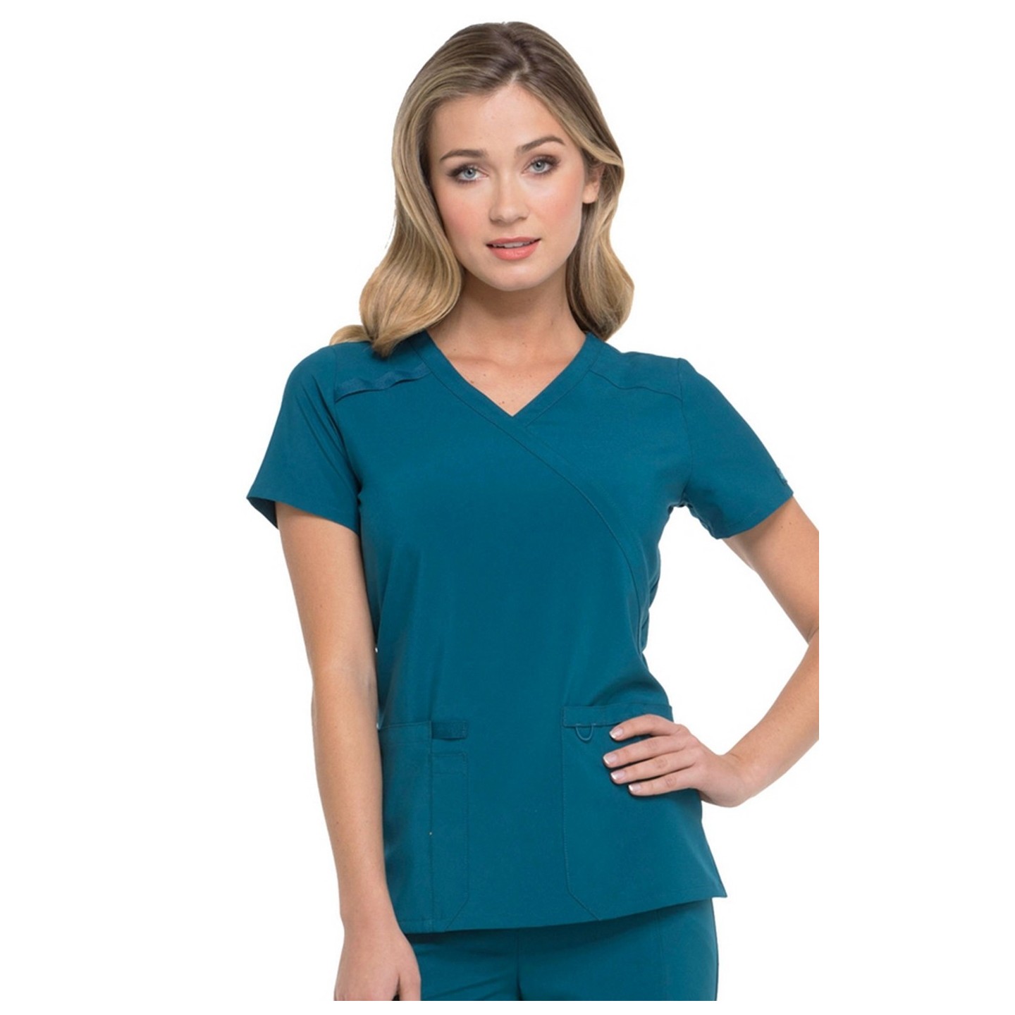 DK625 Dickies EDS Essentials Mock Wrap Top