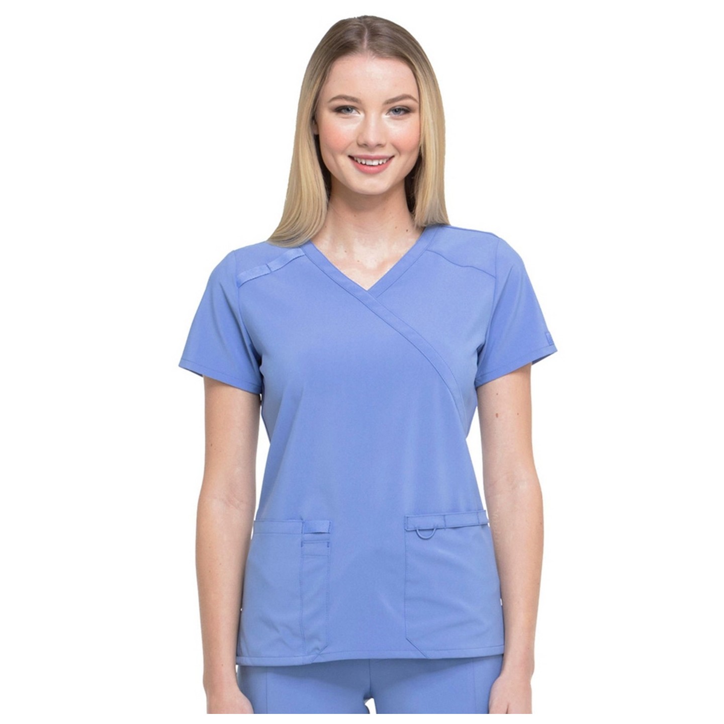 DK625 Dickies EDS Essentials Mock Wrap Top