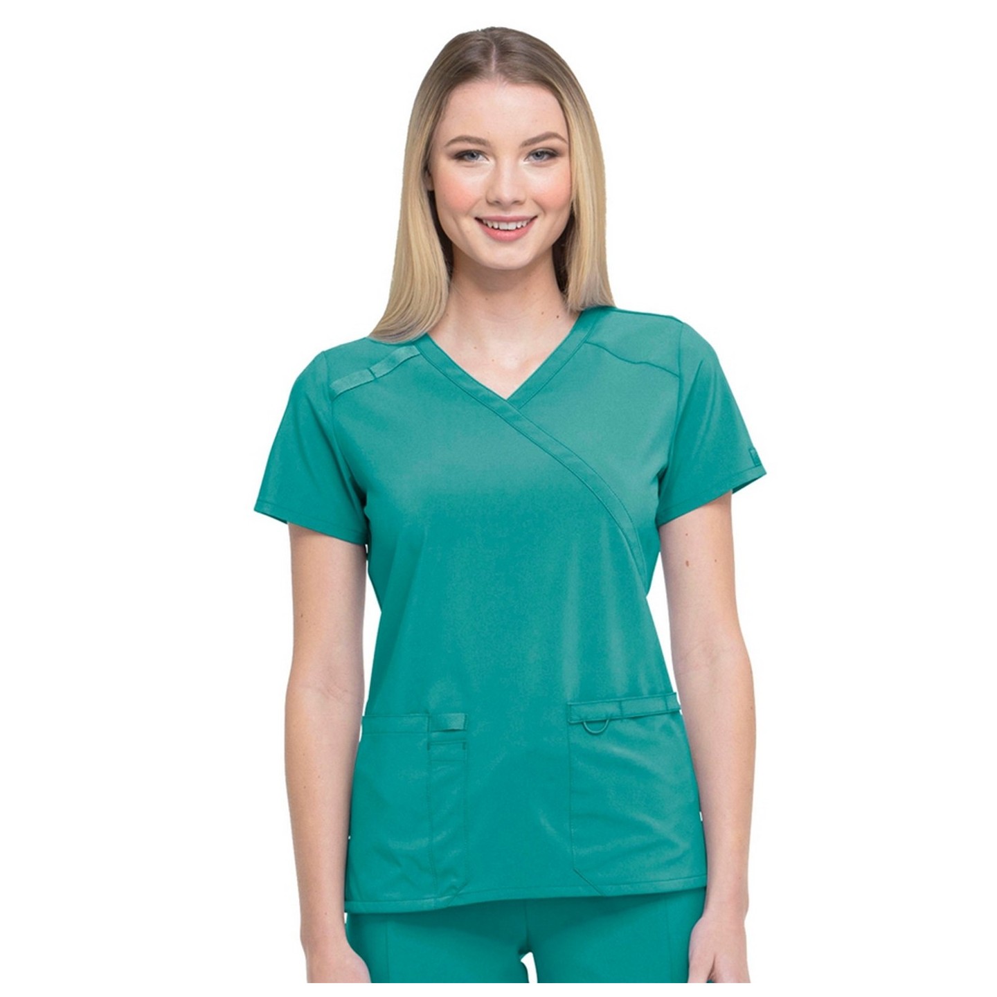 DK625 Dickies EDS Essentials Mock Wrap Top