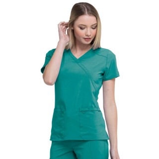 DK625 Dickies EDS Essentials Mock Wrap Top