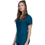 CK840 V-Neck Top in Black - Cherokee Form