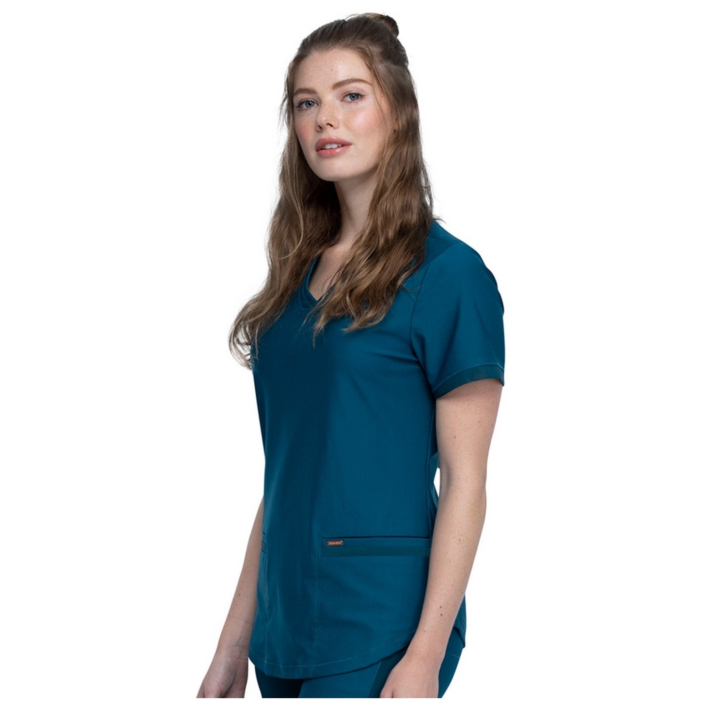 CK840 V-Neck Top in Black - Cherokee Form