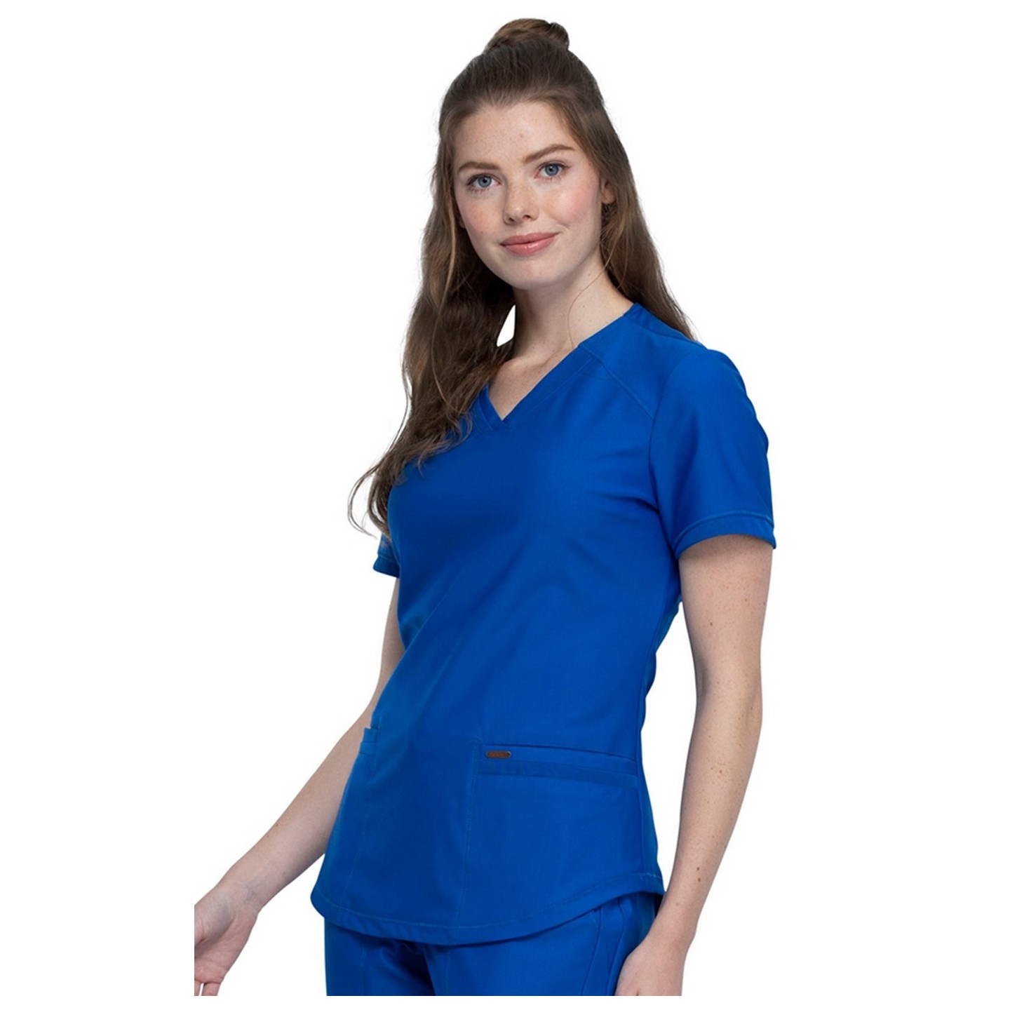 CK840 V-Neck Top in Black - Cherokee Form