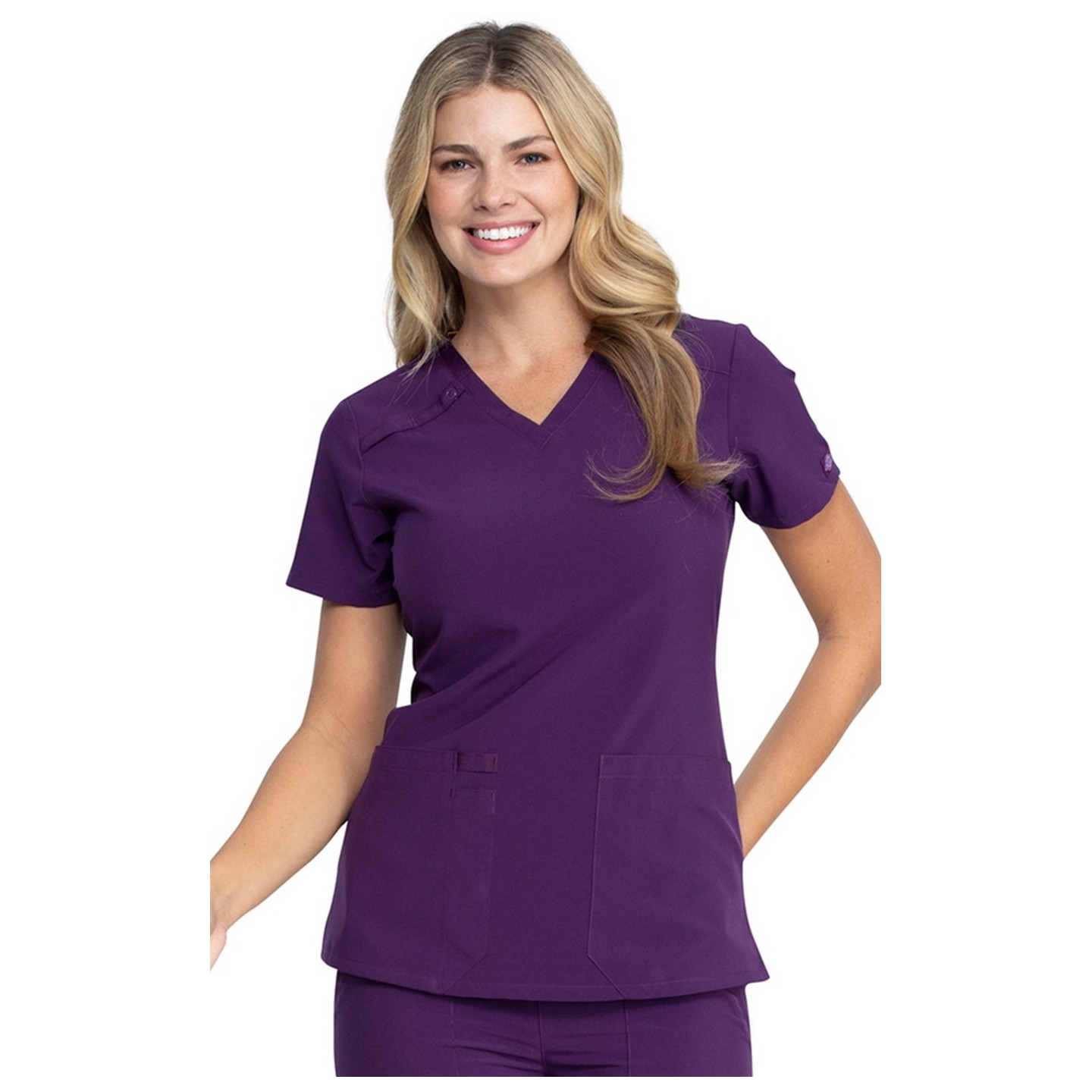 DK615 Dickies EDS Essentials Haut a Col en V avec 2 Poches