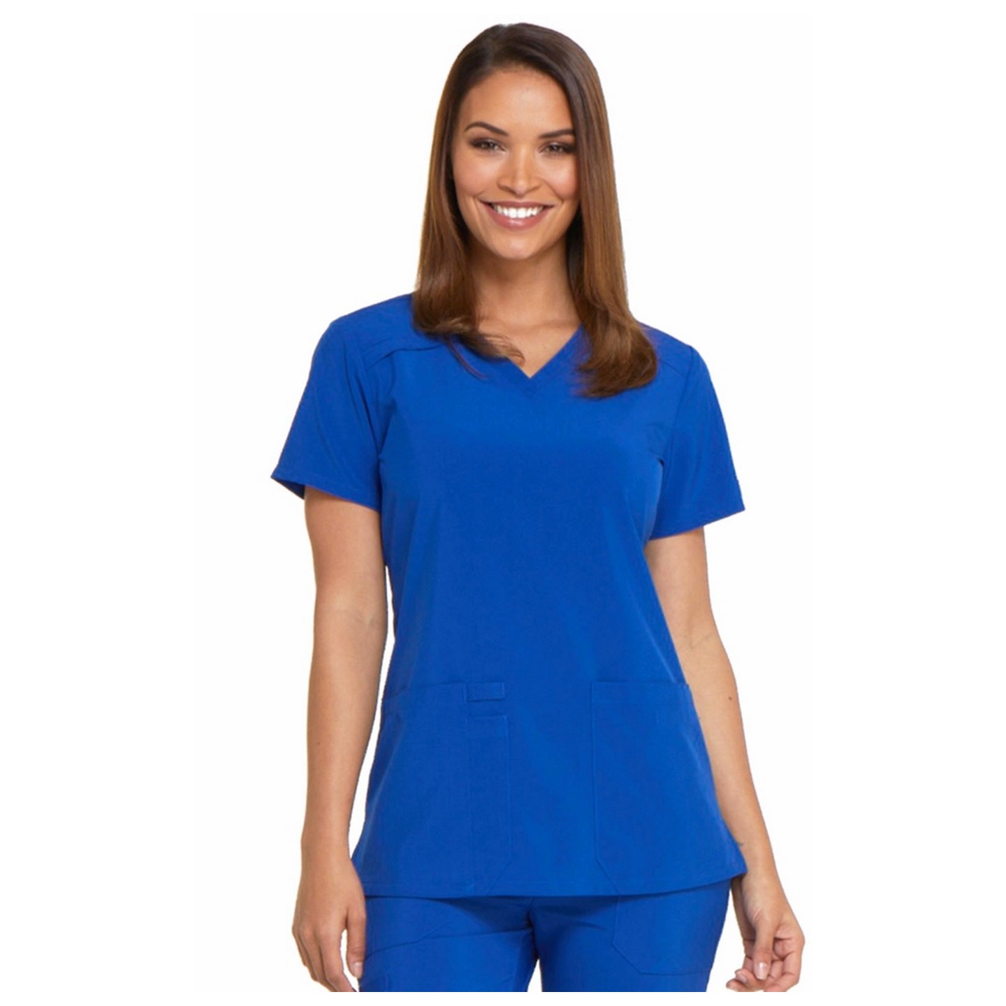 DK615 Dickies EDS Essentials 2 Pocket V-Neck Top