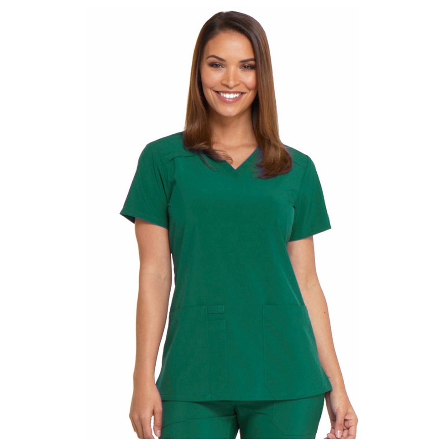 DK615 Dickies EDS Essentials 2 Pocket V-Neck Top