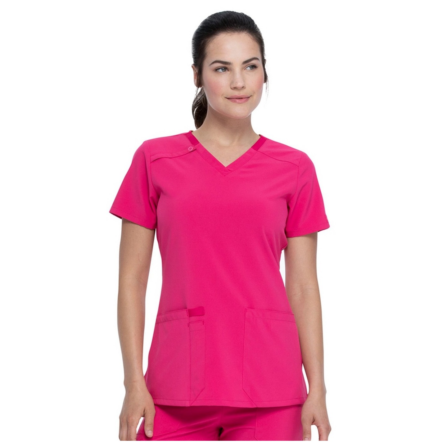 DK615 Dickies EDS Essentials Haut a Col en V avec 2 Poches