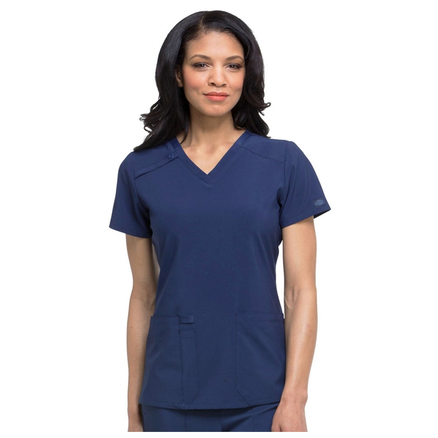 DK615 Dickies EDS Essentials 2 Pocket V-Neck Top