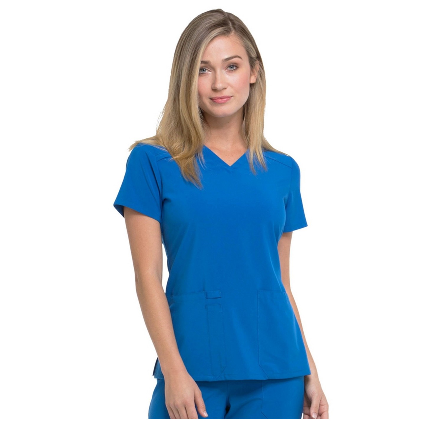 DK615 Dickies EDS Essentials 2 Pocket V-Neck Top