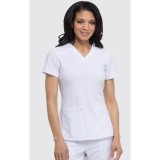 DK615 Dickies EDS Essentials Haut a Col en V avec 2 Poches