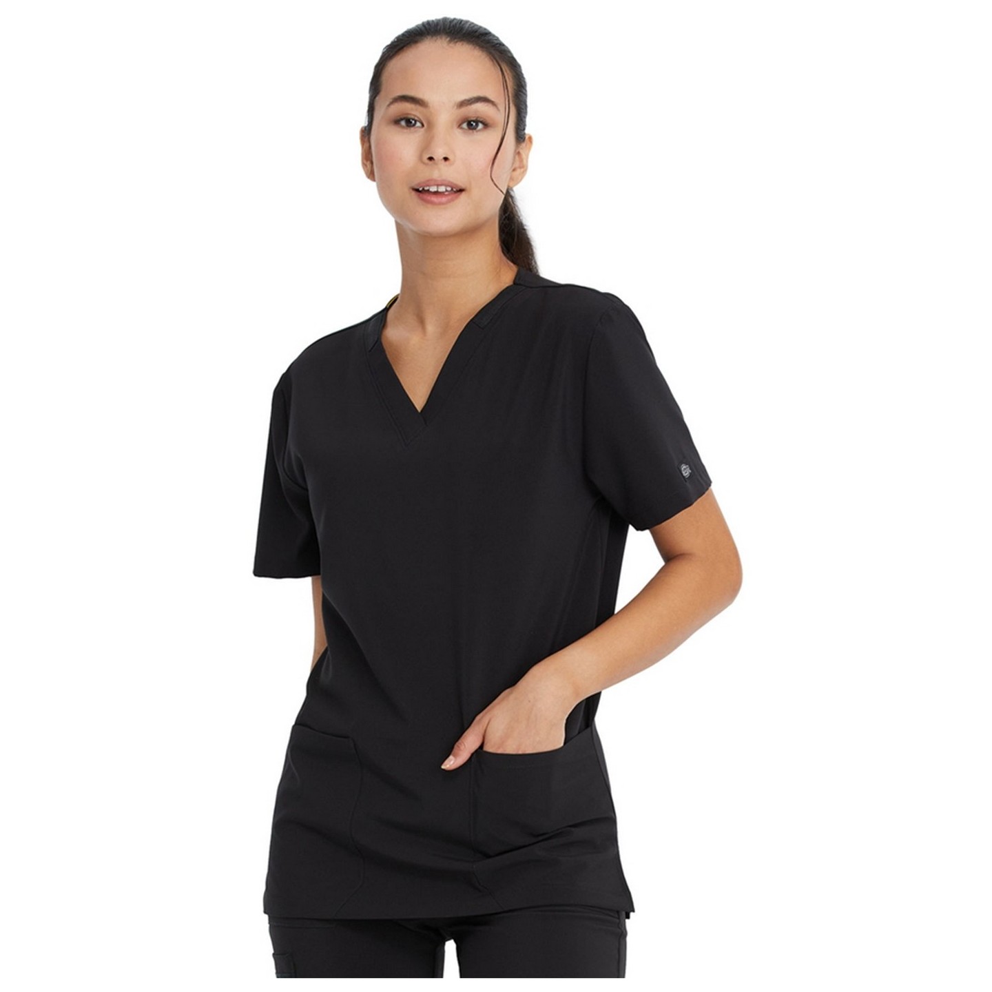 DK619 Dickies EDS Essentials Haut Unisexe à Col en V avec 2 Poches