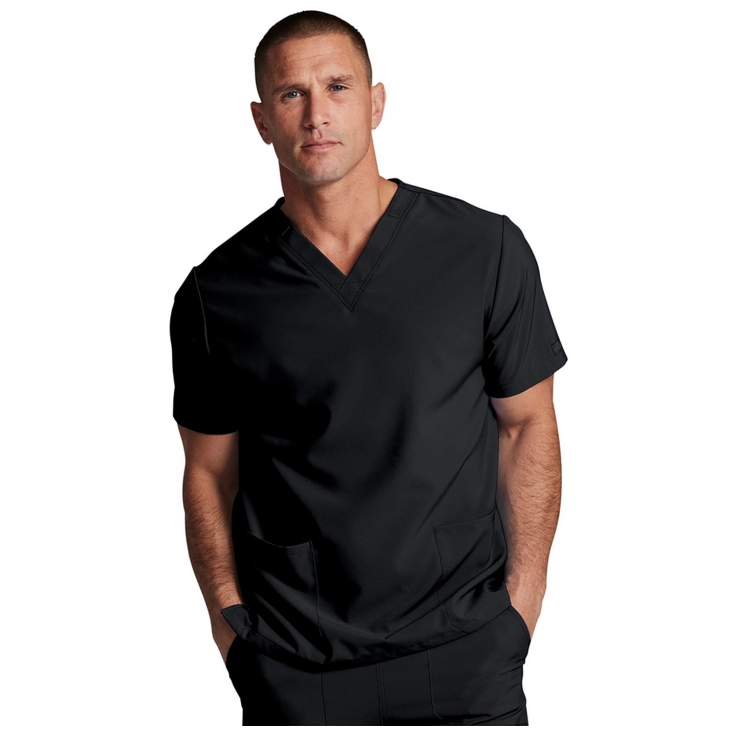 DK619 Dickies EDS Essentials Haut Unisexe à Col en V avec 2 Poches