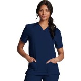 DK619 Dickies EDS Essentials Unisex 2 Pocket V-Neck Top 