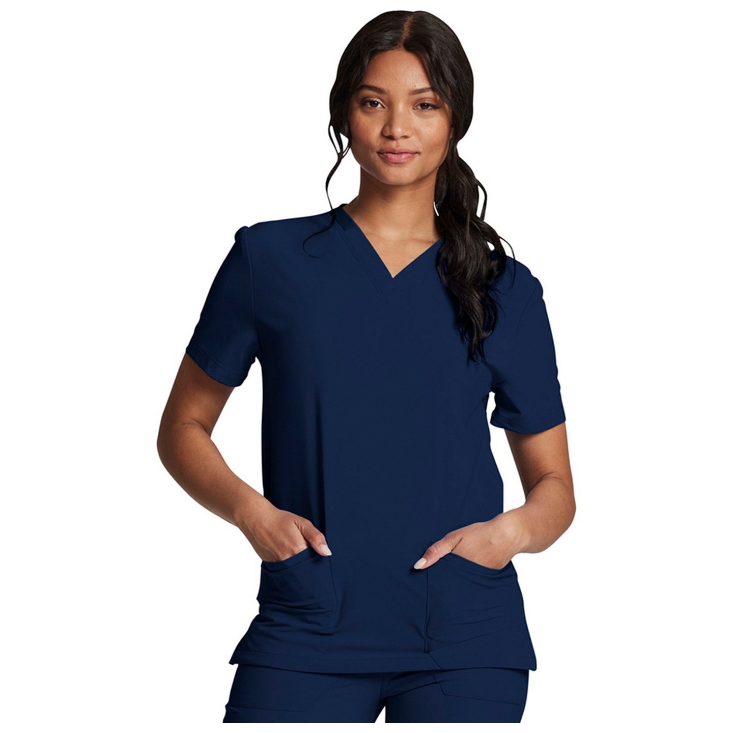 DK619 Dickies EDS Essentials Haut Unisexe à Col en V avec 2 Poches