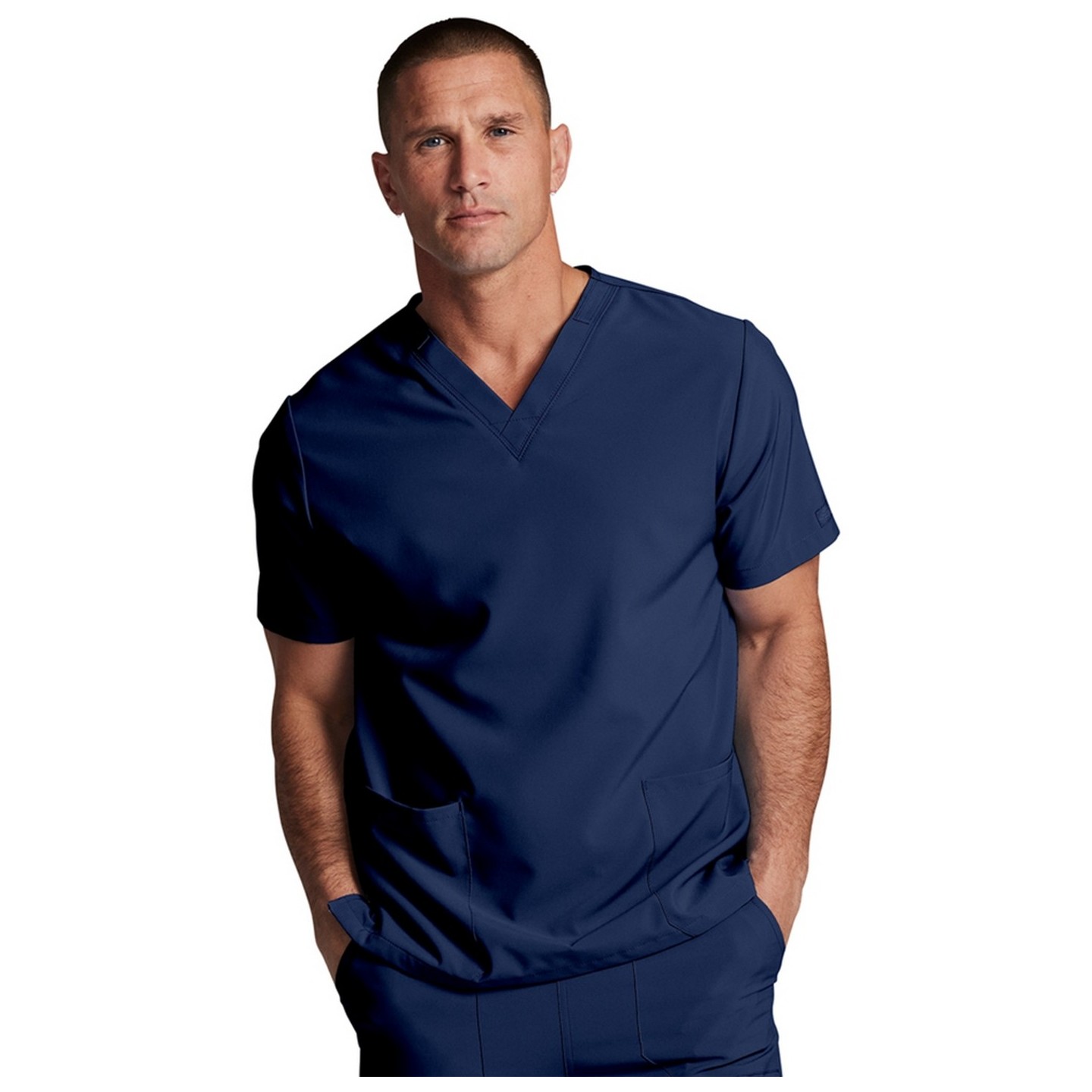 DK619 Dickies EDS Essentials Haut Unisexe à Col en V avec 2 Poches