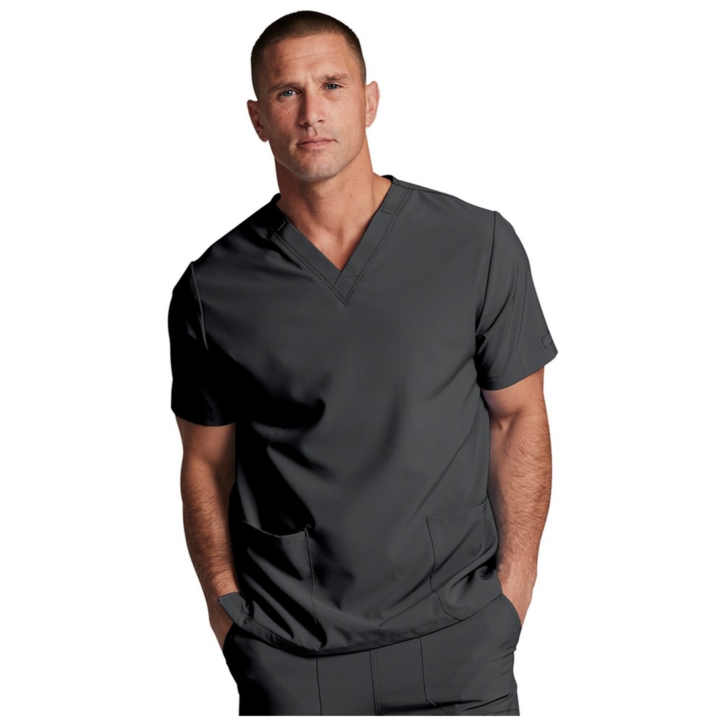 DK619 Dickies EDS Essentials Haut Unisexe à Col en V avec 2 Poches