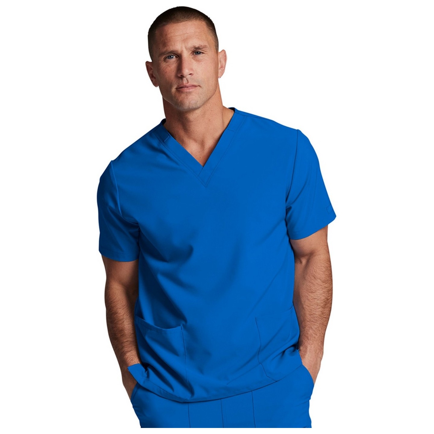 DK619 Dickies EDS Essentials Unisex 2 Pocket V-Neck Top 