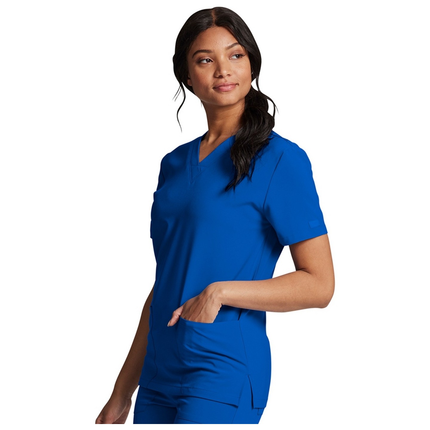 DK619 Dickies EDS Essentials Unisex 2 Pocket V-Neck Top 