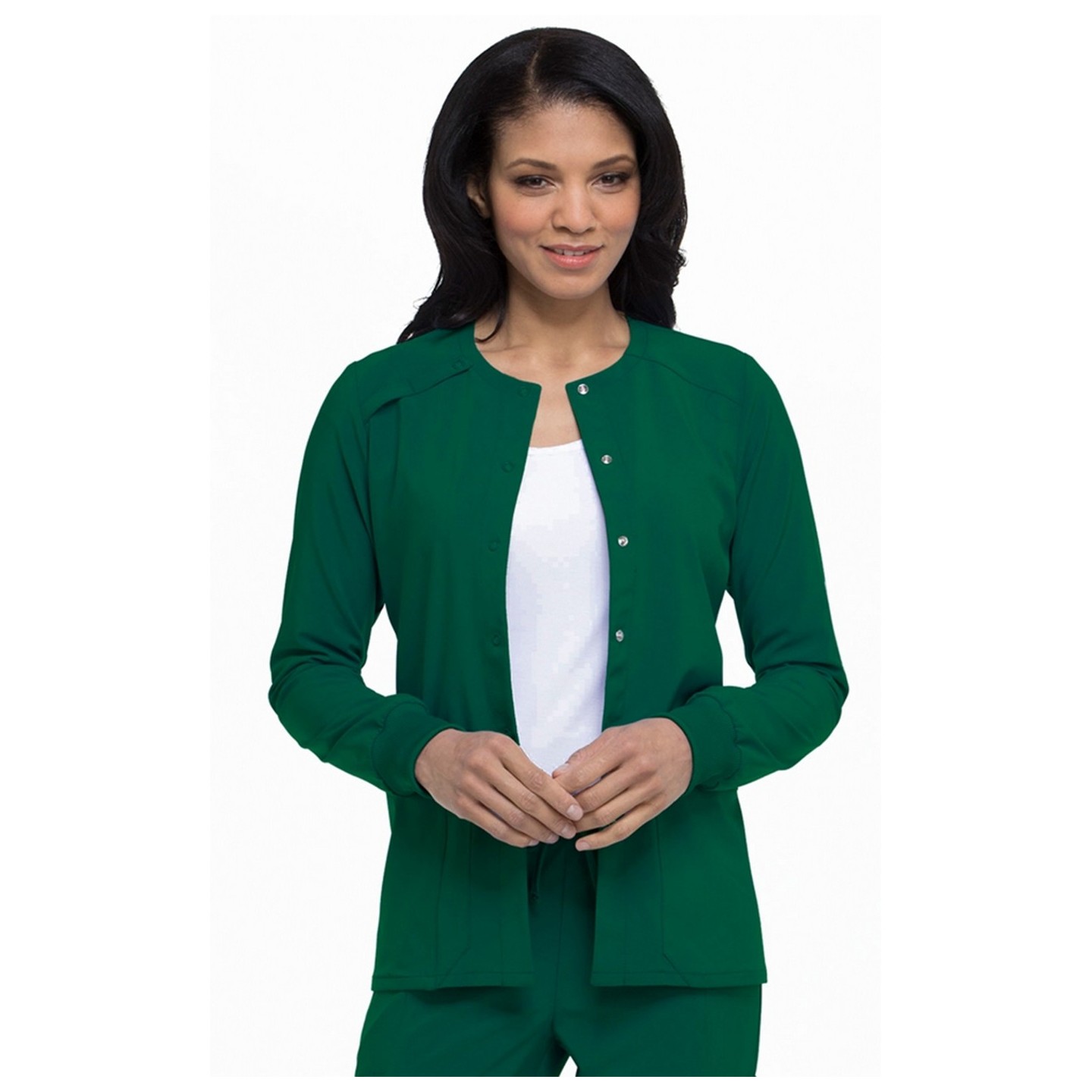 DK305 Dickies EDS Essentials Snap Front Warm-Up Jacket