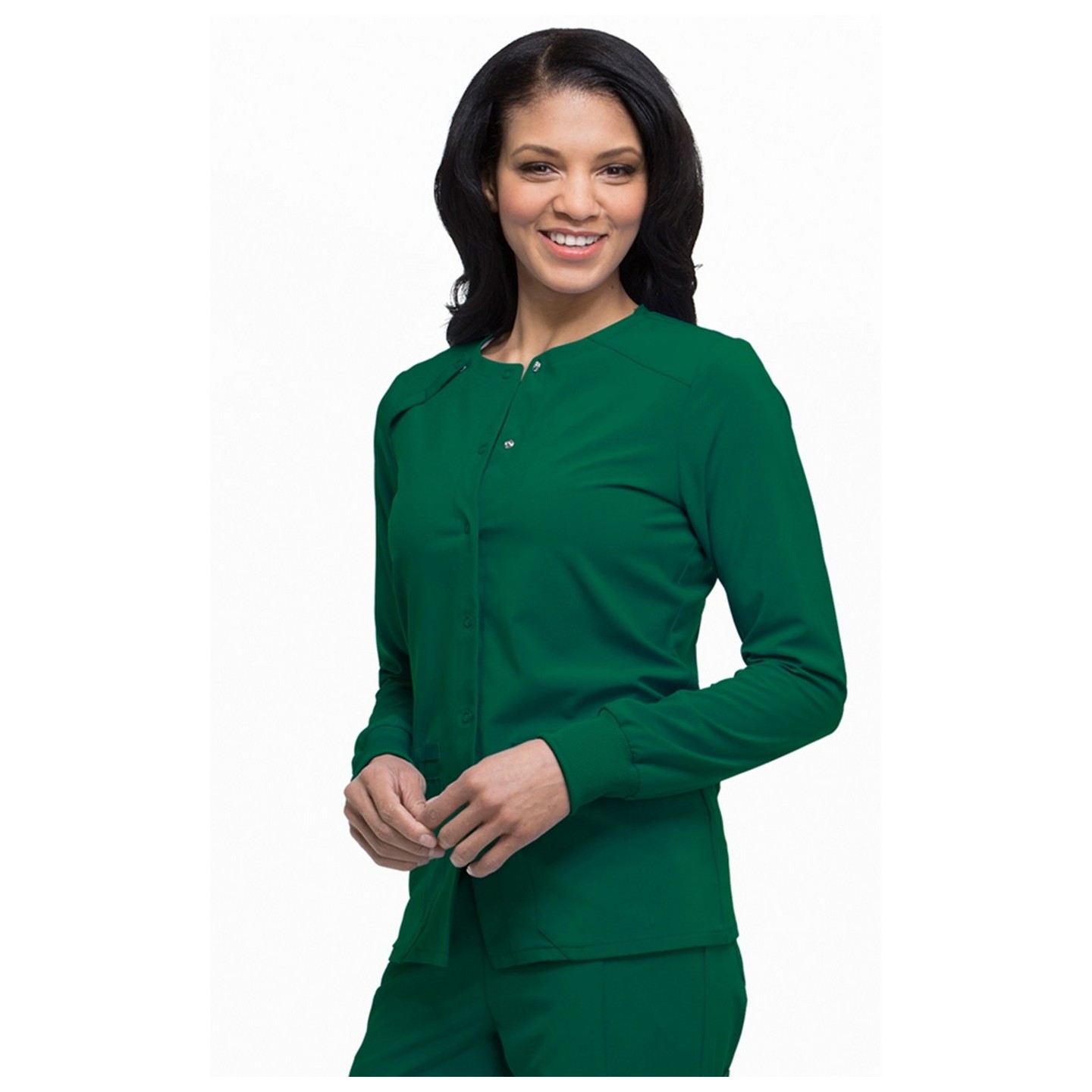 DK305 Dickies EDS Essentials Snap Front Warm-Up Jacket