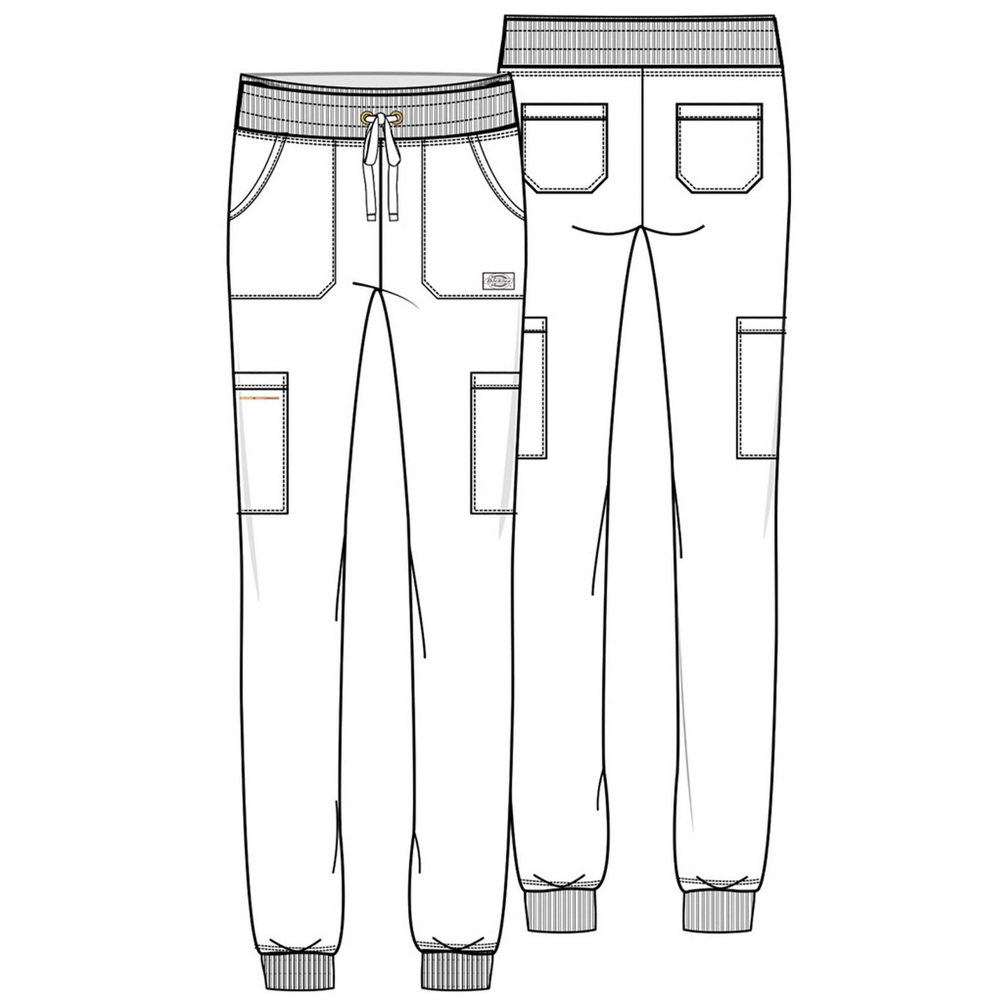 DK065 Dickies EDS Essentials Mid Rise Jogger 6 Pocket Cargo Pant