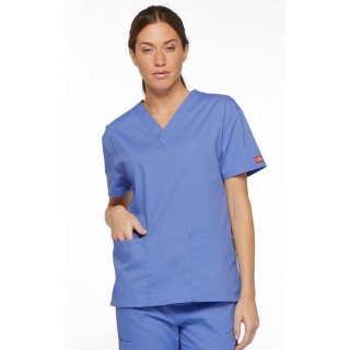 86706 Dickies EDS Signature Haut à Col en V avec 2 Poches