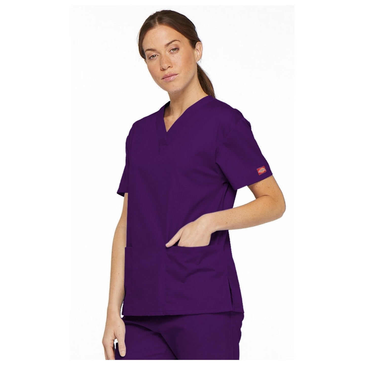 86706 Dickies EDS Signature Haut à Col en V avec 2 Poches