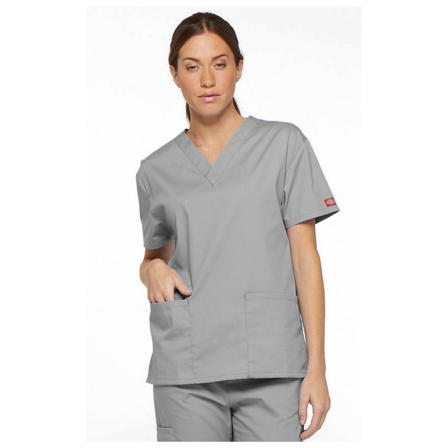 86706 Dickies EDS Signature 2 Pocket V-Neck Top